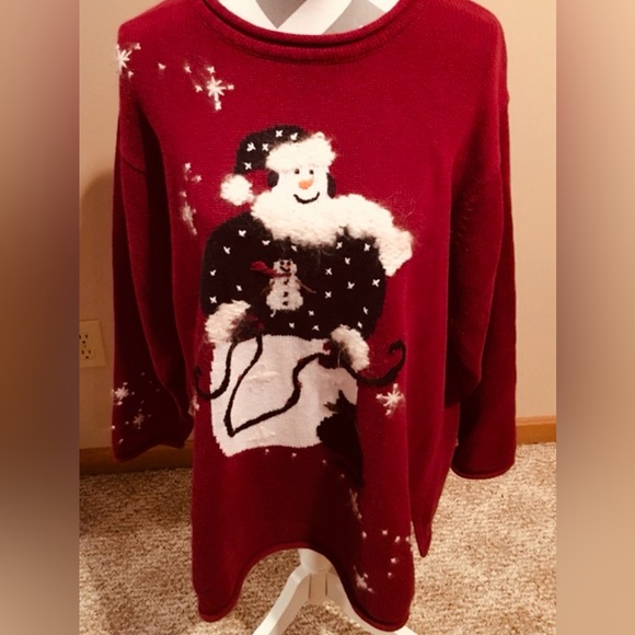 Quacker Factory 1X Vintage Quacker Factory made in Hong Kong Tunic Sweater - Picture 4 of 10